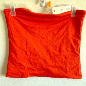 Orange Tube Top